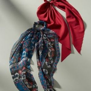 Anthropologie hair tie scarf